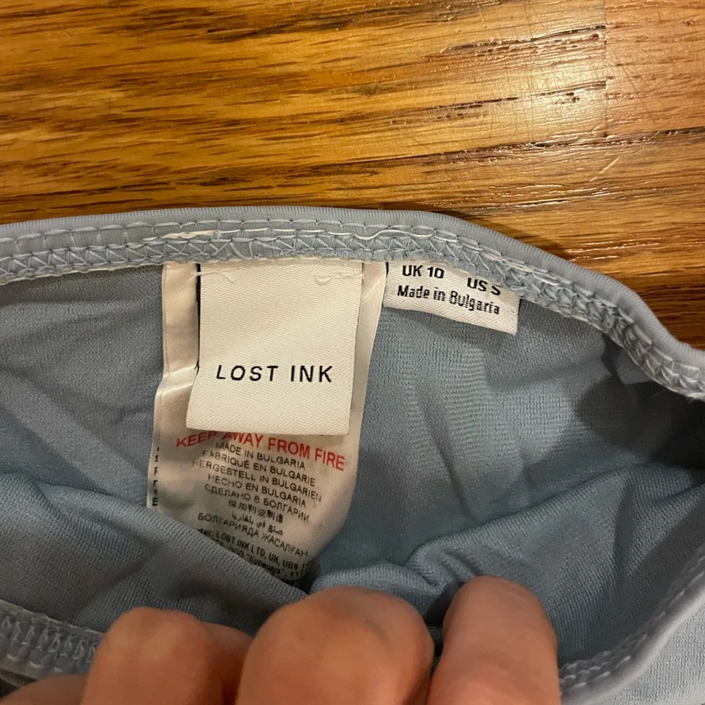 Light Blue Ruffle Bikini Set - Picture 4 of 8